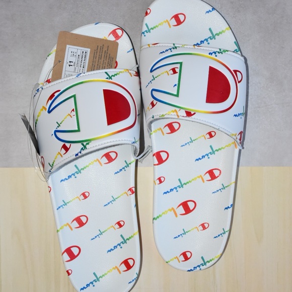 Champion Colorful Mens Slides 11 - Picture 1 of 4